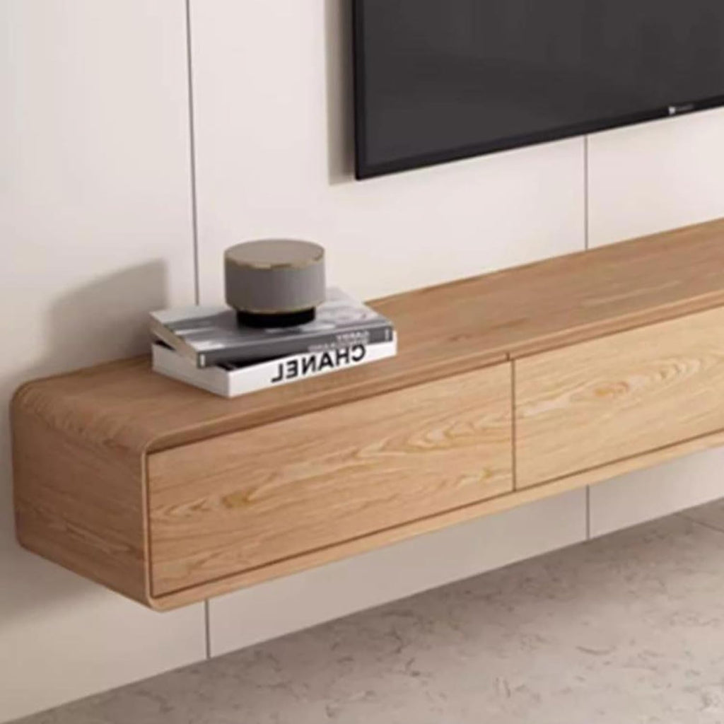 Wall Mounted TV Cabinet Wall Shelf Floating TV Shelf TV Stands Router Set top Box CD DVD Players Toy Storage Shelf with Drawer Multimedia Organiser Audio-Visual Equipment Shelves Wall Cabinet