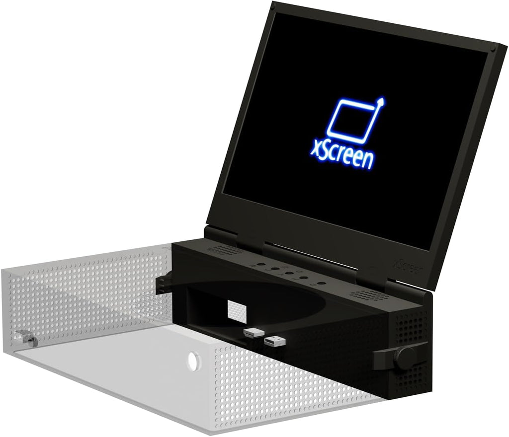UPspec Gaming xScreen for Xbox Series S* - 11.6 1080P FHD 60Hz IPS Portable Screen Attachment - Unique CABLEFREE Design (Carbon Black)