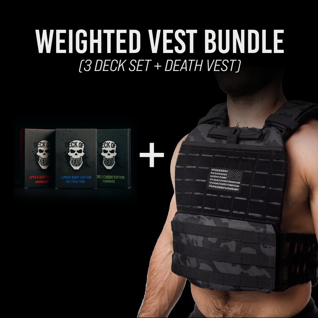 Workout Cards Deck of Death (Death Vest Bundle)