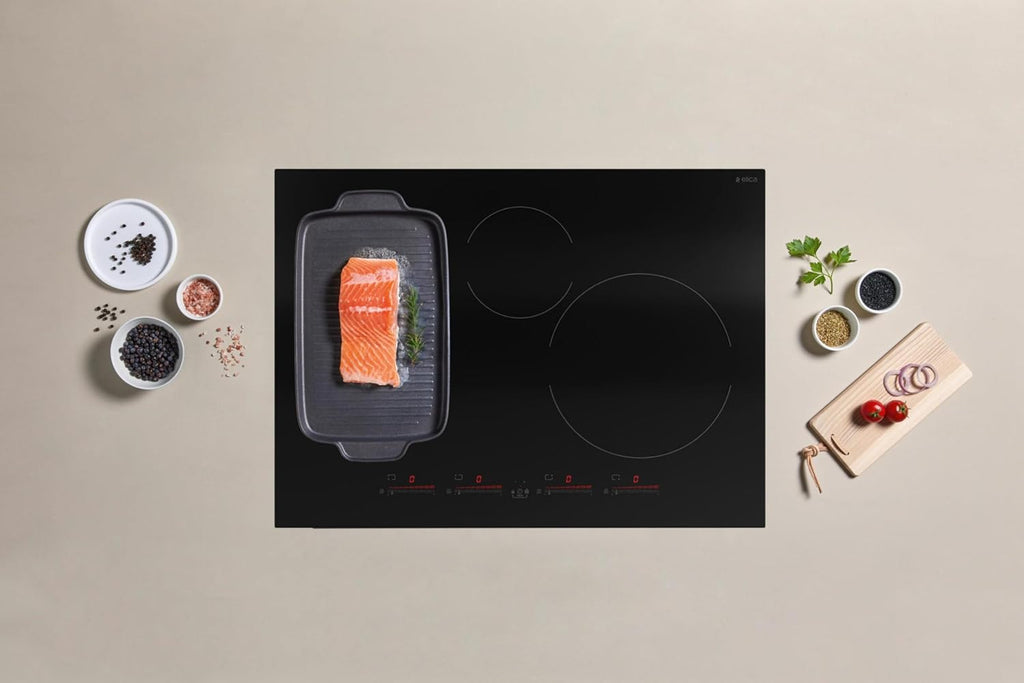 Elica EIV430 Volta 30 Inch Wide 4 Burner Induction Cooktop with Pot Detector - Black