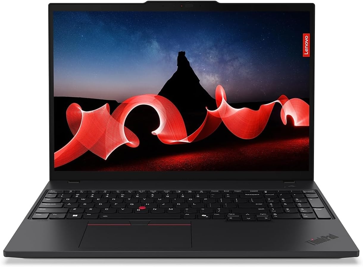 Lenovo ThinkPad T16 Gen 3 Business AI PC Laptop (16' FHD+ Touchscreen, Intel 12-Core Ultra 7 155U (> i7-1355U), 32GB DDR5, 1TB SSD), 2x Thunderbolt 4, Fingerprint, Backlit, 5MP Webcam, Win 11 Pro