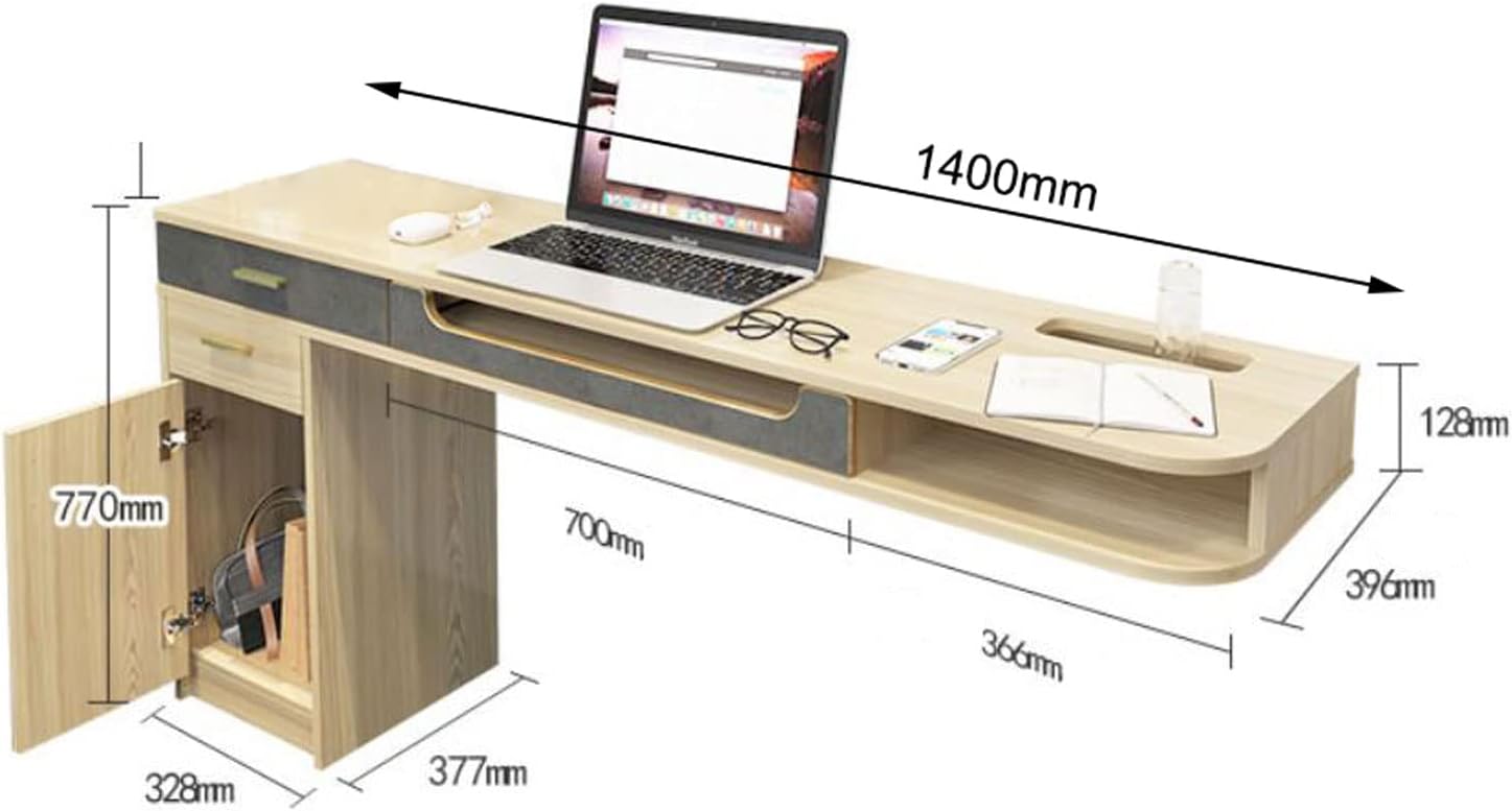 Workstation Computer Desk Wall mounted TV Cabinet Floating Shelf Wall Shelf TV Stand TV Media Console Audio-visual Equipment Shelves Speakers Shelf Office Desks Writing Table WIFI Router Shelf