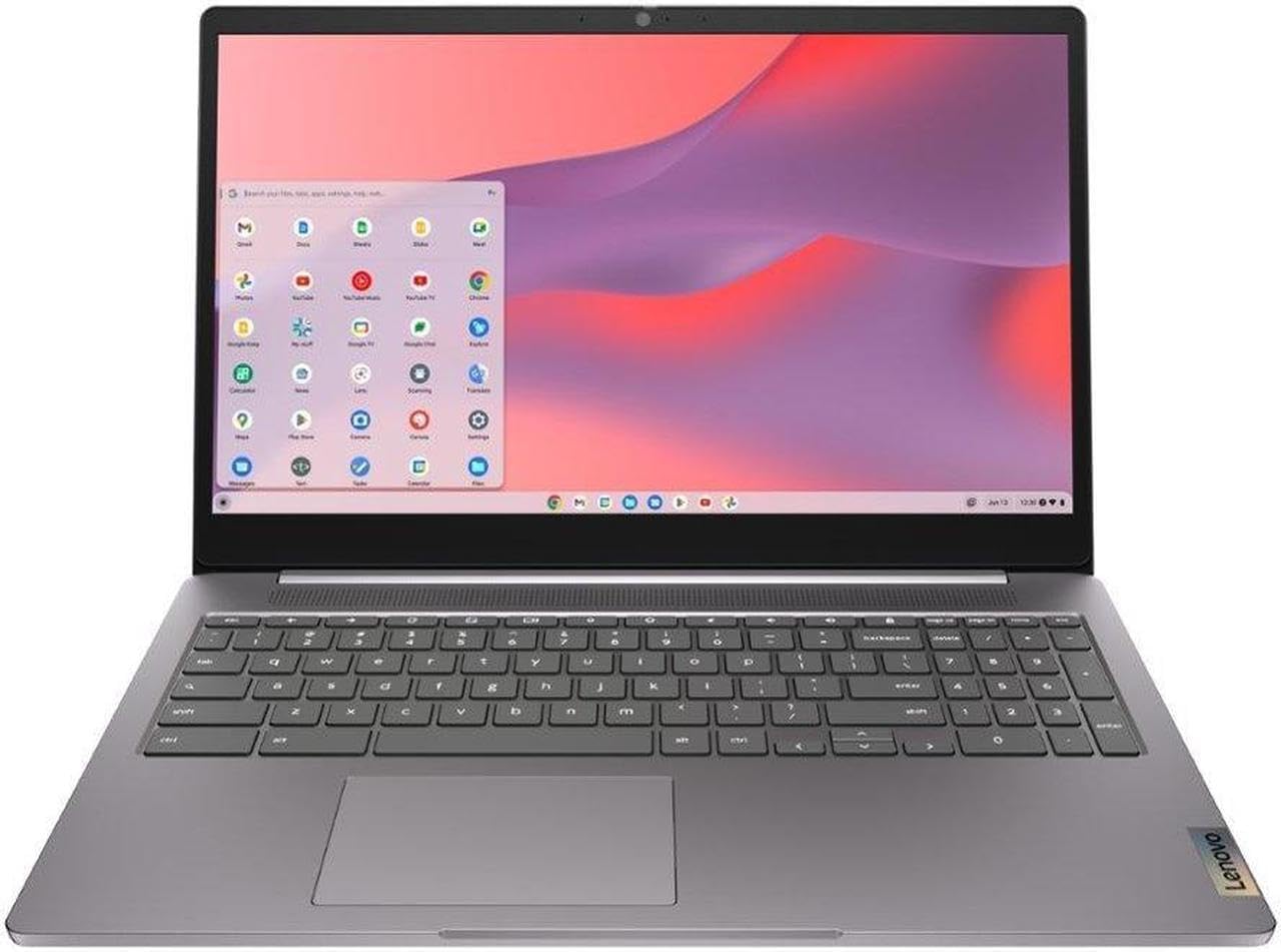 Lenovo IdeaPad 3i Chromebook 15.6' FHD 1920 x 1080 Display | Intel Celeron N4500 1.1GHz | Intel UHD Graphics | Camera |Grey | 4GB RAM | 64GB SSD | Chrome OS | Bundle with 64GB USB Flash Drive