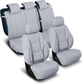 Coverland Custom Car Seat Covers Compatible with 2004-2008 Toyota Solara Convertible - Premium Leather Non-Slip Memory Foam Waterproof Seat Cover Custom fit Interior Protector [Full Set-Gray]