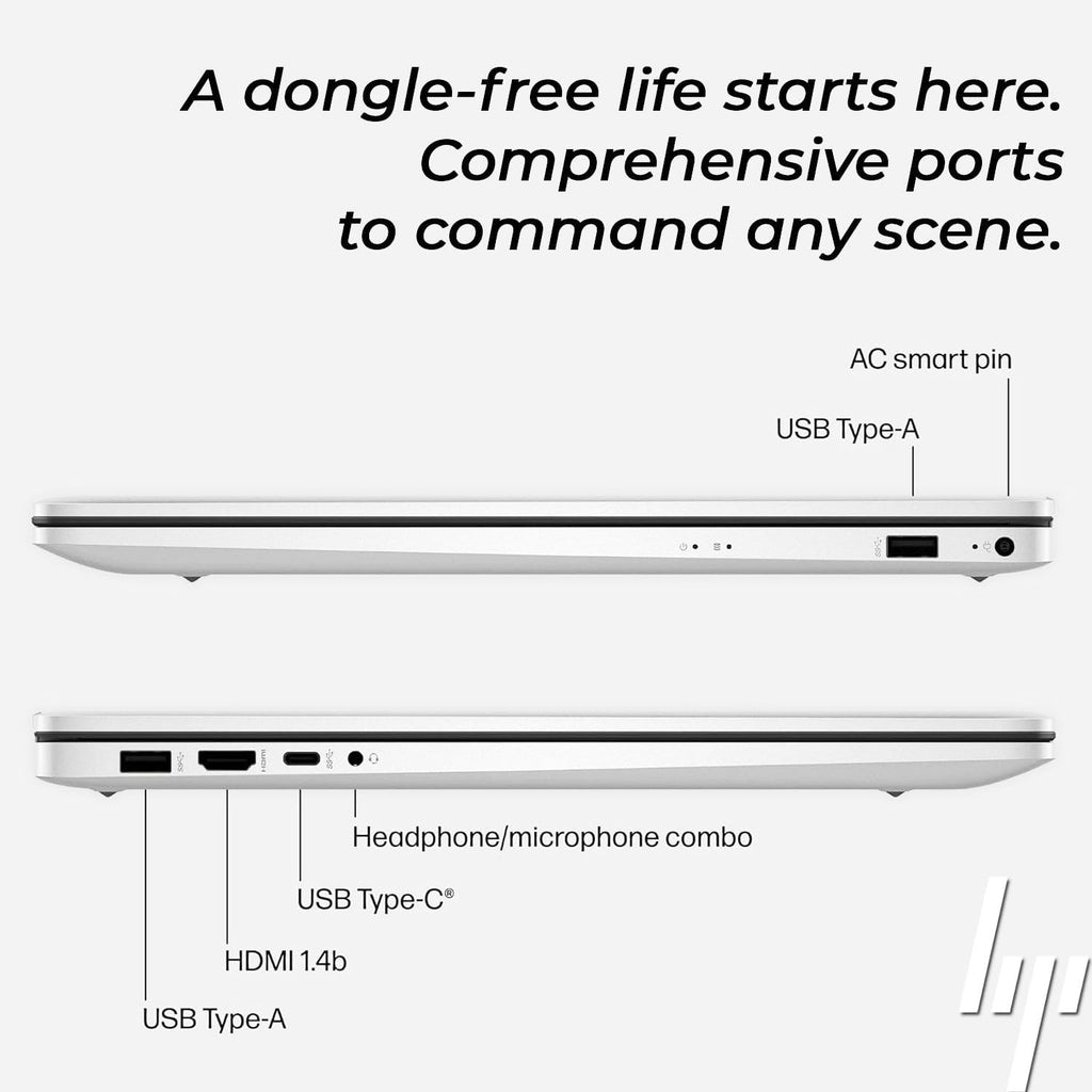 HP 17 Business Laptop | 2026 Edition | 17.3' FHD Display | AMD 7000 Ryzen 5 Processor (Beats 13th Core i7) | 16GB RAM | 512GB SSD | WiFi-6 | Ethernet RJ-45 | HDMI | Windows 11 + Copilot | w/WOWPC USB