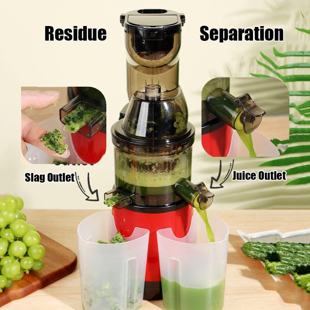 Juicer Machines, 500w Cold Press Juicer Machines With 3.3' Large Feed Chute, Self Feeding, High Juice Yield Easy to Clean, Juicer Machines For Vegetables and Fruits