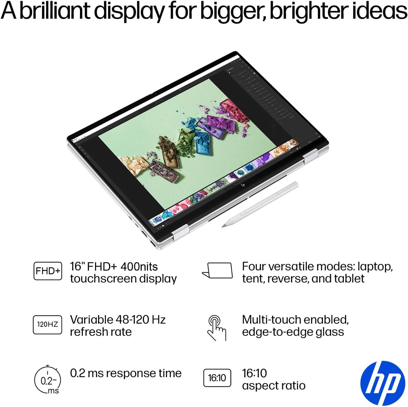 2026 HP OmniBook 7 Flip (Next Gen Envy x360) 2-in-1 Laptop (16' FHD+ Touchscreen, Intel Ultra 7 258V, 32GB DDR5 RAM, 1TB SSD, Arc 140V GPU (16GB), MPP Stylus), AI PC, IR Webcam, Wi-Fi 7, Win 11 Pro