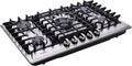 30 Inch Gas Cooktop Built-in 5 Burners Stainless Steel Gas Stovetop LPG/NG Convertible Dual Fuel Gas Hob DT5703
