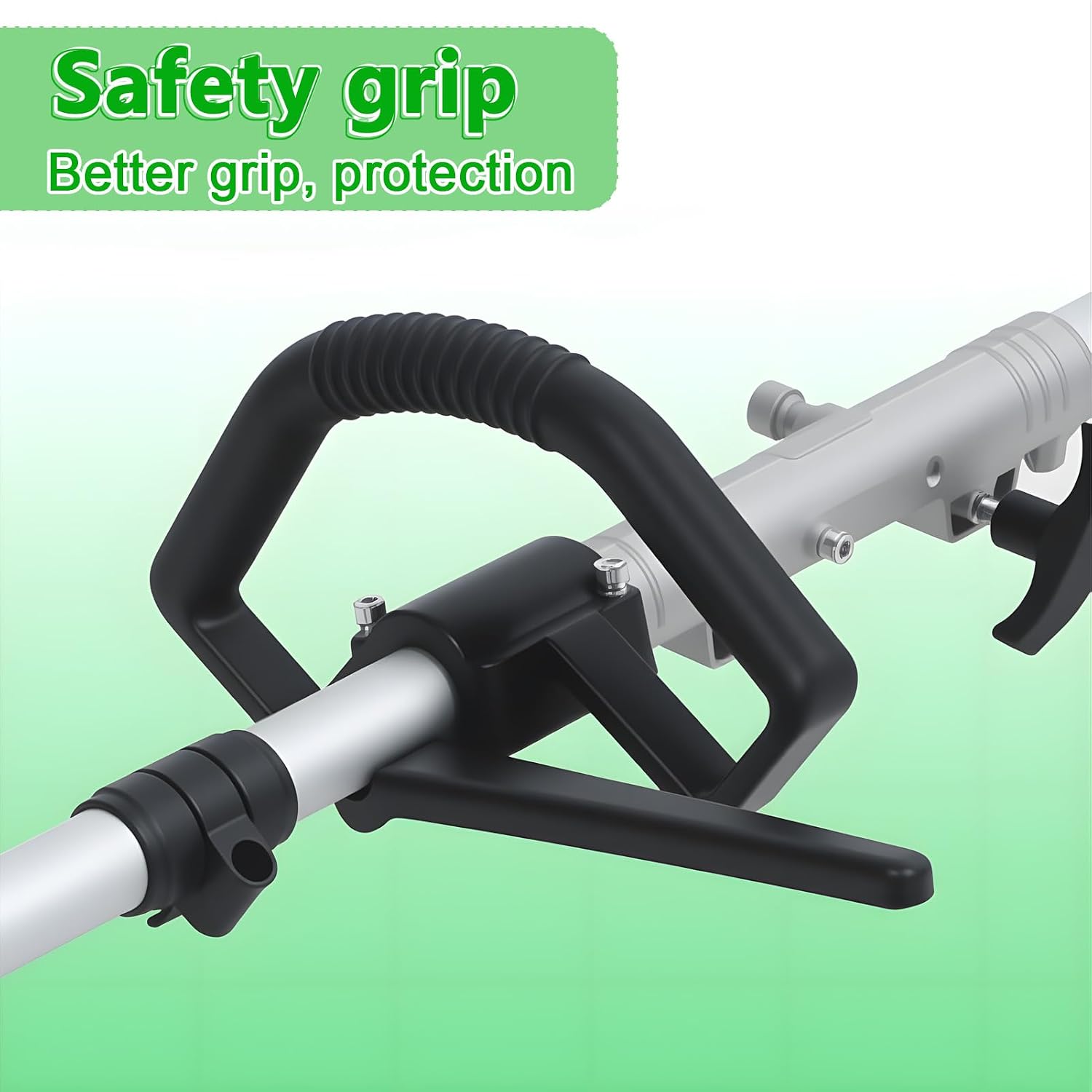 Multi-in-1 52CC Gas Powered Trimming Tool, 2-Cycle Weed Eater String Trimmer Brush Cutter Hedge Trimmer Edger Pole Saw Chainsaw Pruner with Extension Pole for Yard Lawn Care (8-in-1)