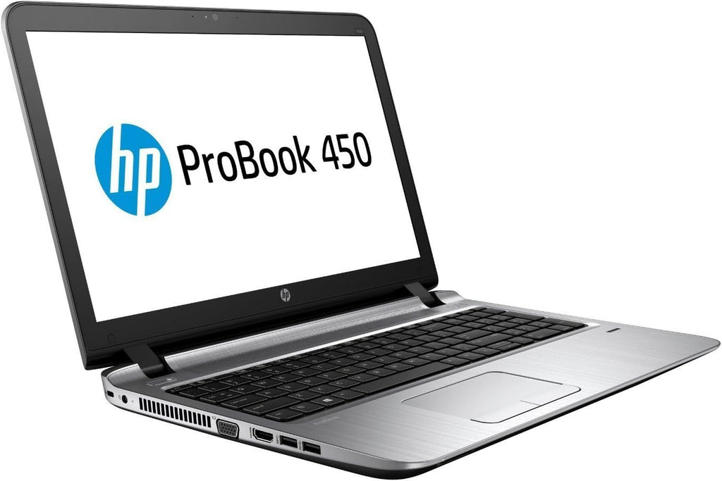 HP ProBook 450 G3 15.6' Business Ultrabook: Intel Core i5-6200U | 500GB | 8GB DDR3 | (1920x1080) FHD | DVD - Windows 11 (Renewed)