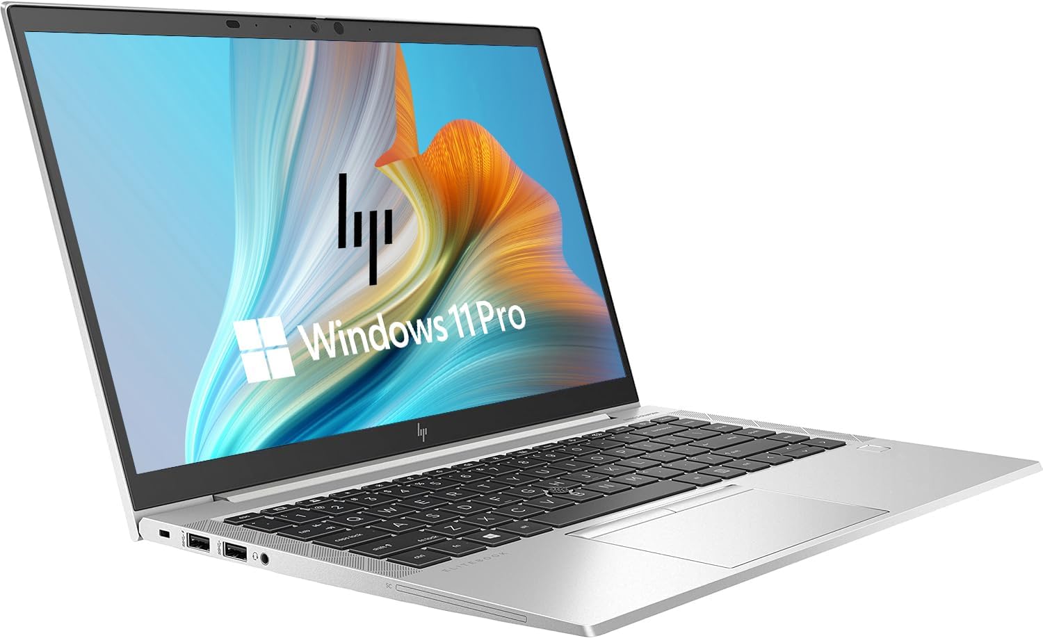 HP EliteBook 845 G8 14' FHD Business Laptop Computer, AMD Ryzen 5 Pro 5650U 2.30GHz Processor Notebook PC, 16GB RAM, 512GB SSD, Backlit Keyboard, Windows 11 Pro - Silver (Renewed)
