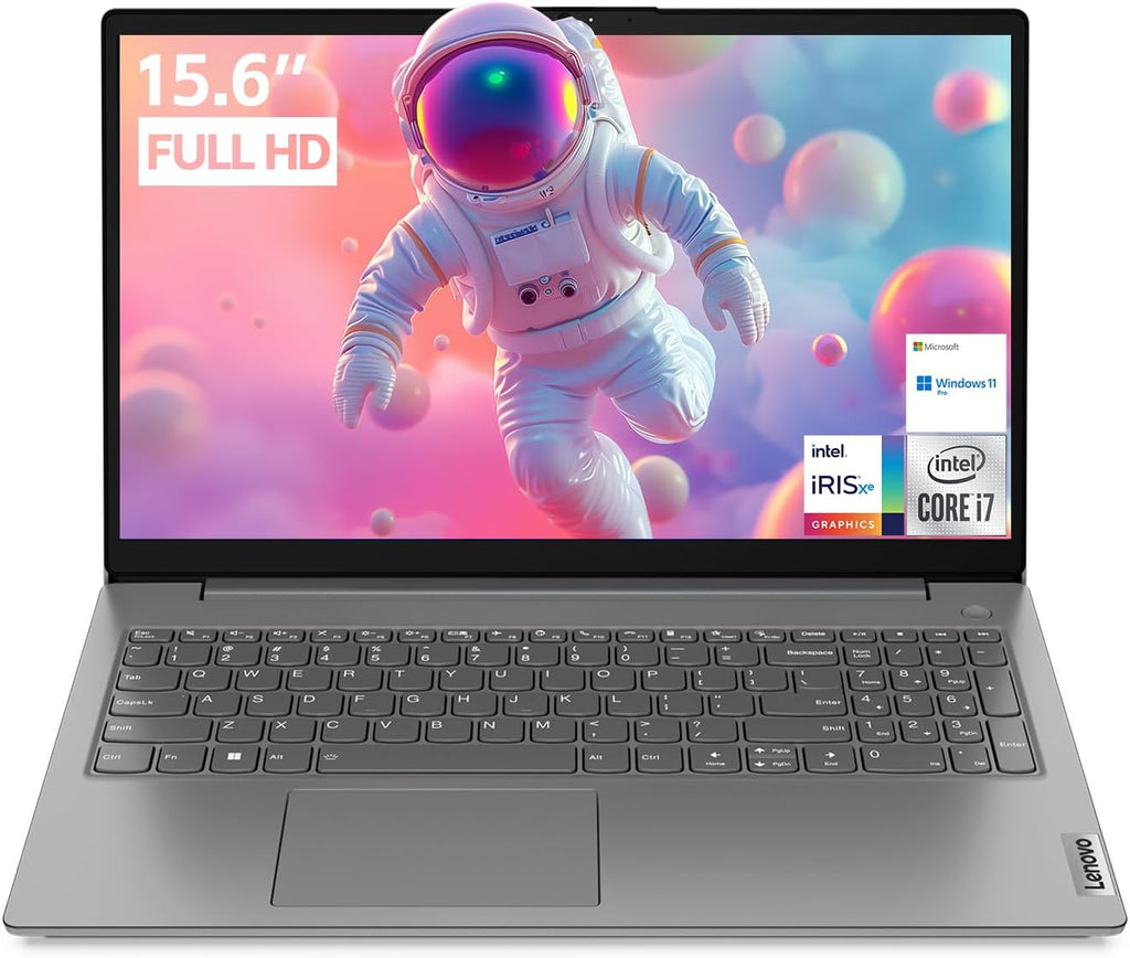 Lenovo Laptop V15 for Business (15.6' FHD Anti-Glare, Intel i7-1255U, 16GB RAM, 512GB PCIe SSD), Numeric Keypad, Type-C, Ethernet, Wi-Fi, Webcam, Military Grade, Win 11 Pro (Renewed)