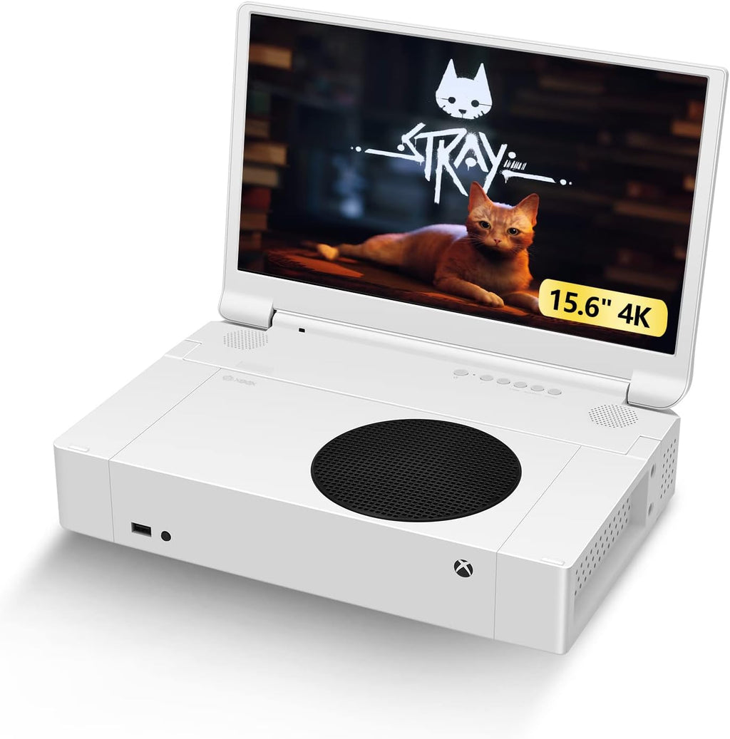 G-STORY 15.6' Portable Monitor for Xbox Series S 4K Portable Gaming Monitor IPS Screen for Xbox Series S（not Included） with Two HDMI, HDR, Freesync Game Mode Travel Monitor