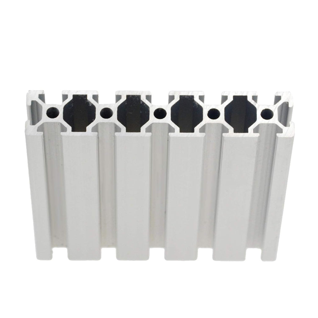1PC 20100 Steel Profile Extrusion 100-800mm Long European Standard Anodized Linear Guide DIY CNC 3D Printer Table Stainless Steel (Size : 700MM)
