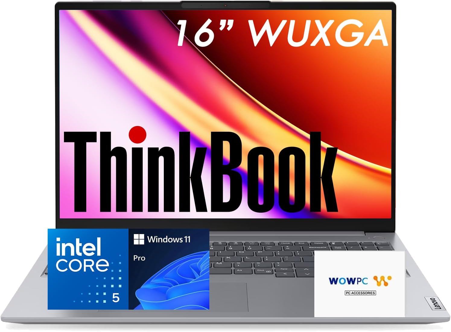 Lenovo ThinkBook 16 Business Laptop, 16' FHD+, Intel Core i5-13420H(Beats i7-1355U), 16GB DDR5 RAM, 1TB SSD, Thunderbolt 4, RJ-45, Windows 11 Pro, WOWPC Bundle, No Mouse