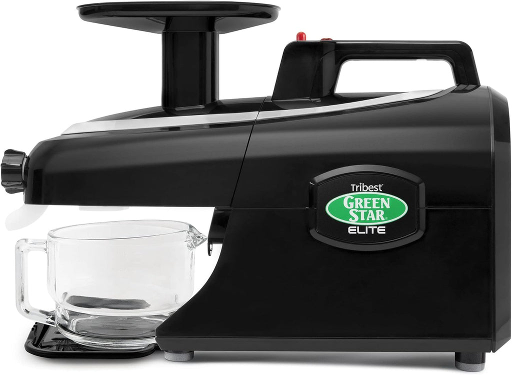 Tribest Greenstar GSE-5010 Elite Twin Gear Cold Press Slow Masticating Juicer (Black)