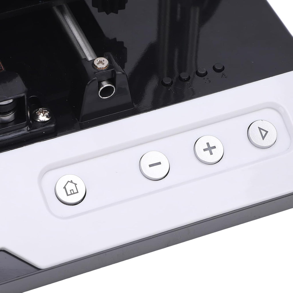 Mini 3D Printer - PLA/TPU Filament | 100x100x100mm Printing Size | 0.4mm Nozzle | Fully Open Source | Support STL Formats | 3D Printing Machine for Kids and Beginners (Orange White) (Black White)