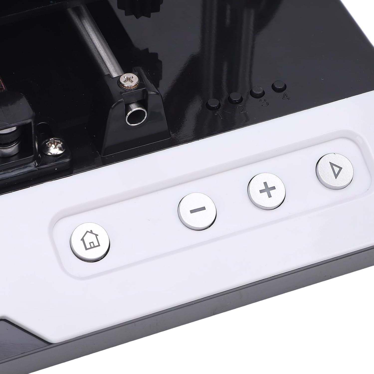 Mini 3D Printer - PLA/TPU Filament | 100x100x100mm Printing Size | 0.4mm Nozzle | Fully Open Source | Support STL Formats | 3D Printing Machine for Kids and Beginners (Orange White) (Black White)