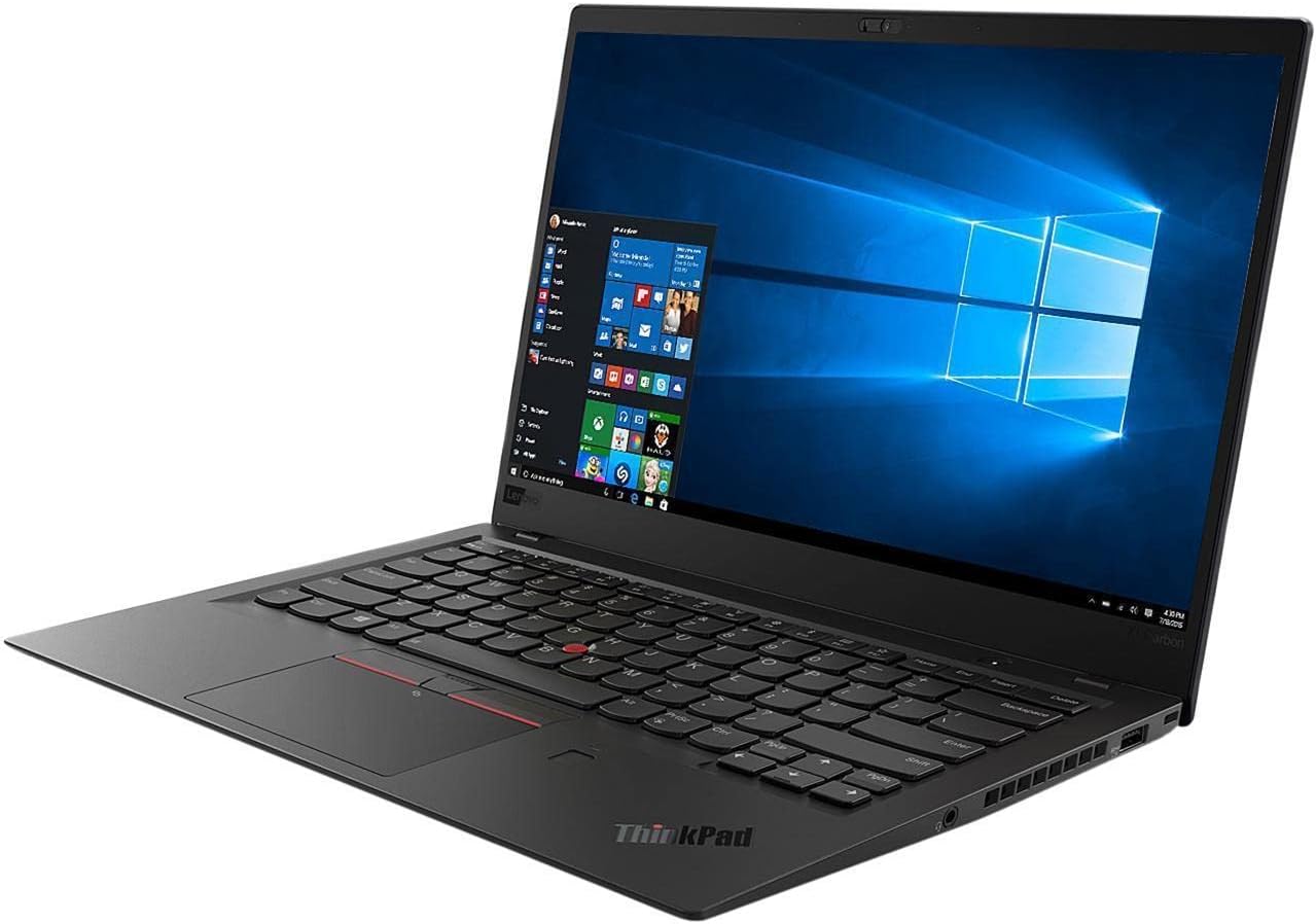 Lenovo Thinkpad X1 Carbon Gen 8 14' FHD Laptop, Intel Core i7-10610, 16GB DDR4 RAM, 512GB SSD, HDMI, Type-C, Windows 10 Pro (Renewed)