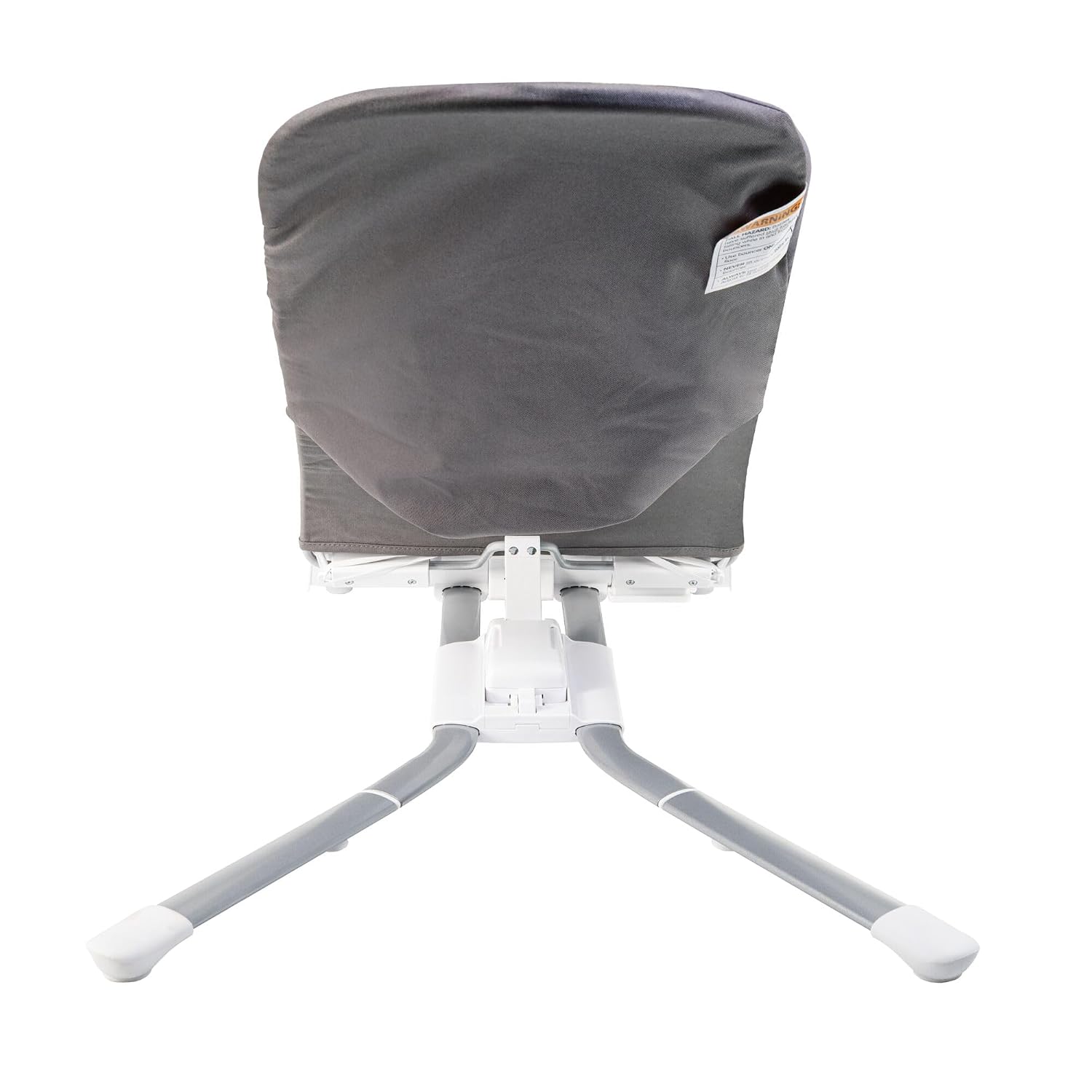 Nuby Deluxe Baby Bouncer Seat - Portable Infant Bouncer with Music, Fun Sounds, and Soothing Vibrations - Digital Display - 0-6 Months - Gray