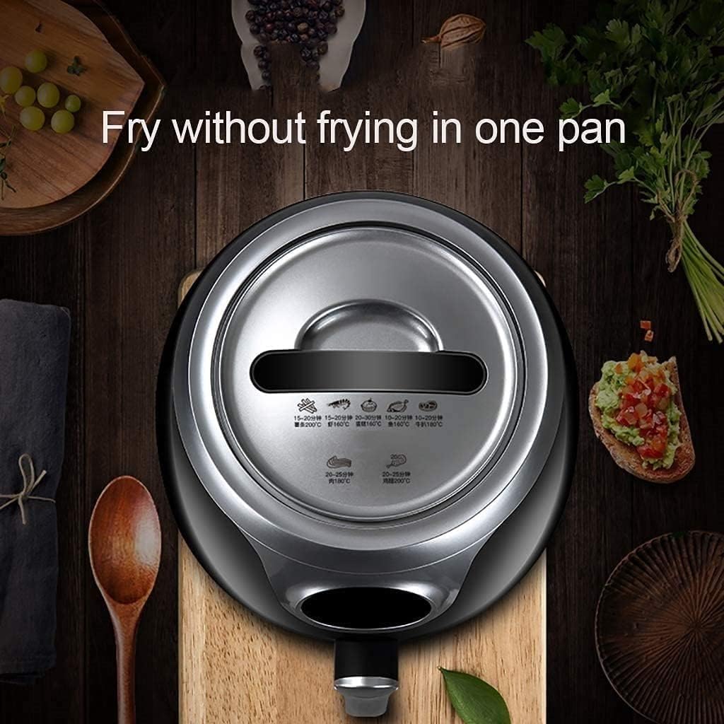 Air Fryer Oven, Airfryer Toaster Oven, Healthy Oil-Free Hot Air Fryer, 1800W Toaster Oven Air Fryer Combo, LED Touch Screen, Black