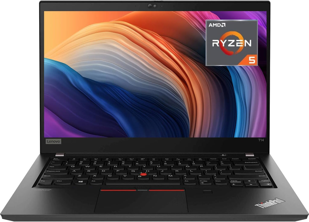 Lenovo Thinkpad T14 (Gen 1) 14' FHD Laptop Win11pro Computer, AMD Ryzen 5 Pro 4650U up to 4.0GHz, 16GB DDR4 RAM, 512GB SSD, Thunderbolt 3, HDMI, Webcam (Renewed)