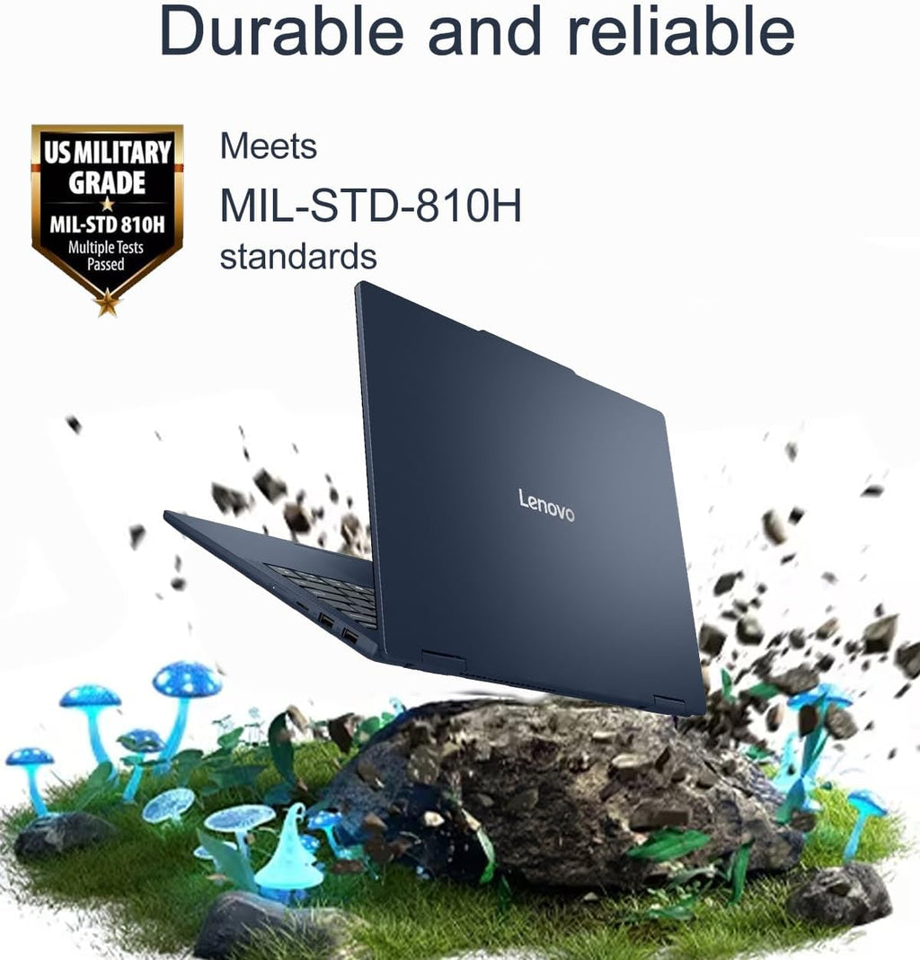 Lenovo IdeaPad Flex 5i 2-in-1 Laptop (14' FHD+ Touchscreen, Intel Ultra 5 Gen 2 225U, 8GB RAM, 512GB SSD, 12-Core (>i7-1355U)) AI PC for Creator, Backlit, Designer, IR Webcam, Win 11 Home