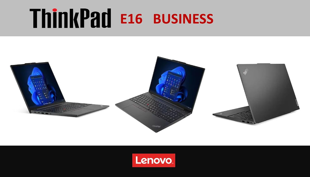 Lenovo ThinkPad E16 Business Laptop 16.0' WUXGA Display (AMD Ryzen 7 7735U, 16GB DDR5, 1TB PCIe SSD, AMD Radeon 660M, Backlit KB, Fingerprint, Thunderbolt 4, Win 11 Pro) w/Dockztorm Hub