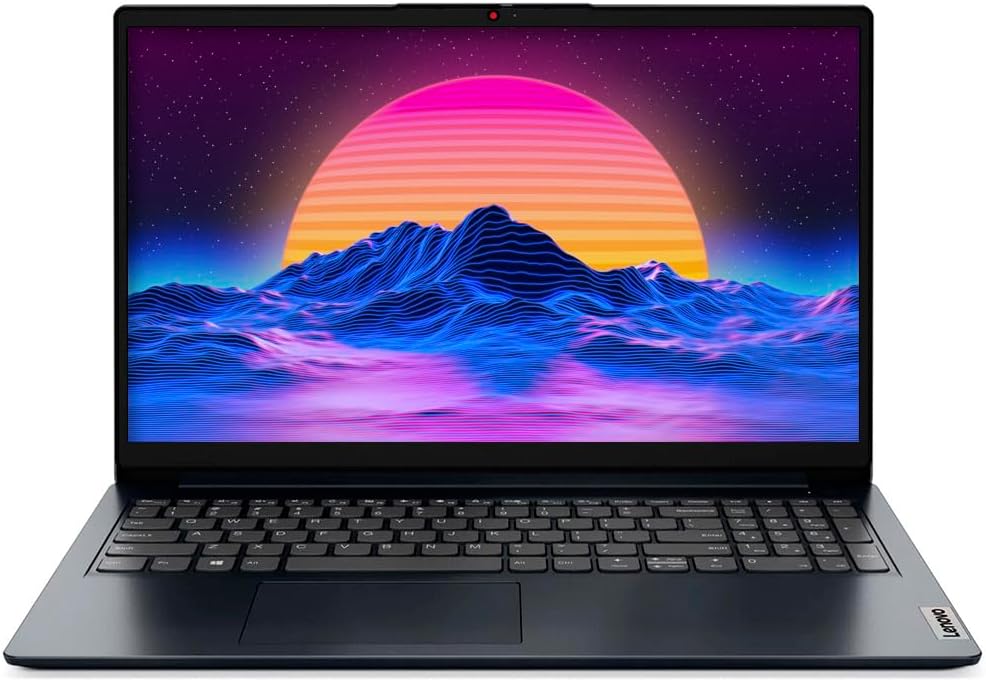 Lenovo Idea Pad 1 Laptop in Blue AMD Ryzen 3 up to 4.1Ghz 15.6in FHD 8GB DDR5 RAM 256GB SSD Win 11 (ID3 - Renewed)