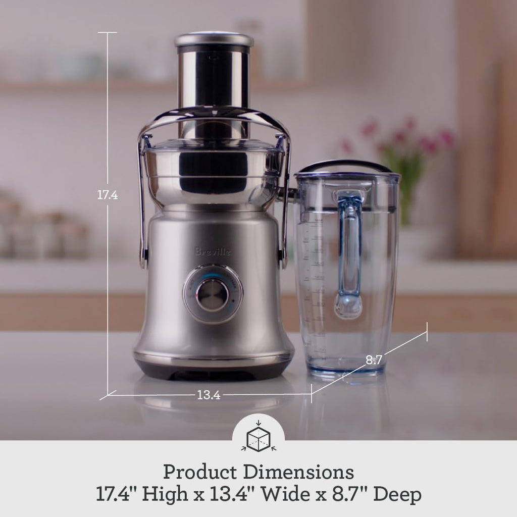 Breville RM-BJE830BSS1BUS1 Juice Fountain Cold XL, Brushed Stainless Steel (Renewed)