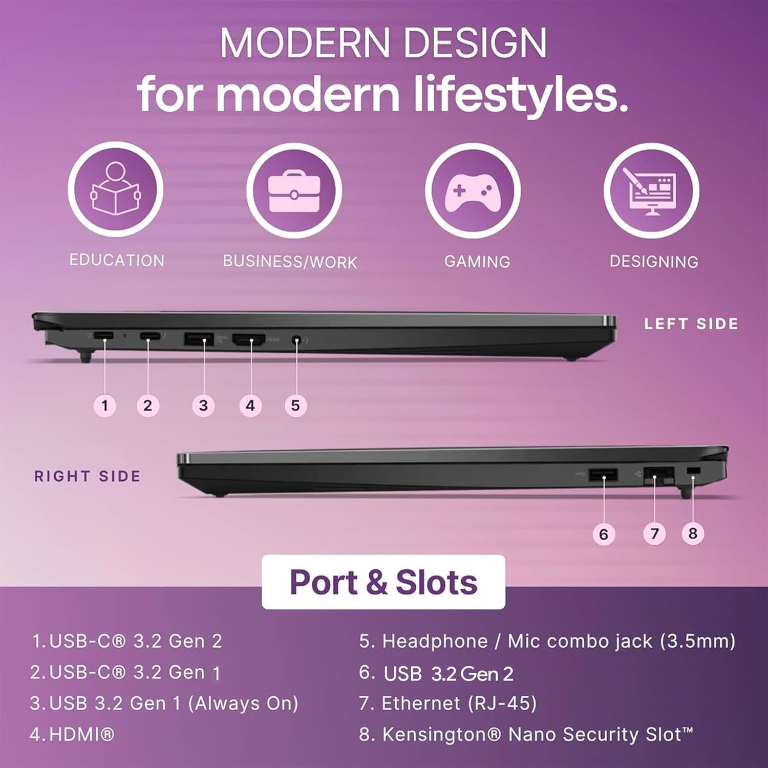 Lenovo ThinkPad E16 Gen 2 Business Laptop Computer, 16' FHD+, AMD 8-Core Ryzen 7 7735HS (Beat i7-1355U), 16GB DDR5, 256GB PCIe SSD, WiFi 6, Backlit KB, Fingerprint Reader, Windows 11 Pro, Vent-Hear