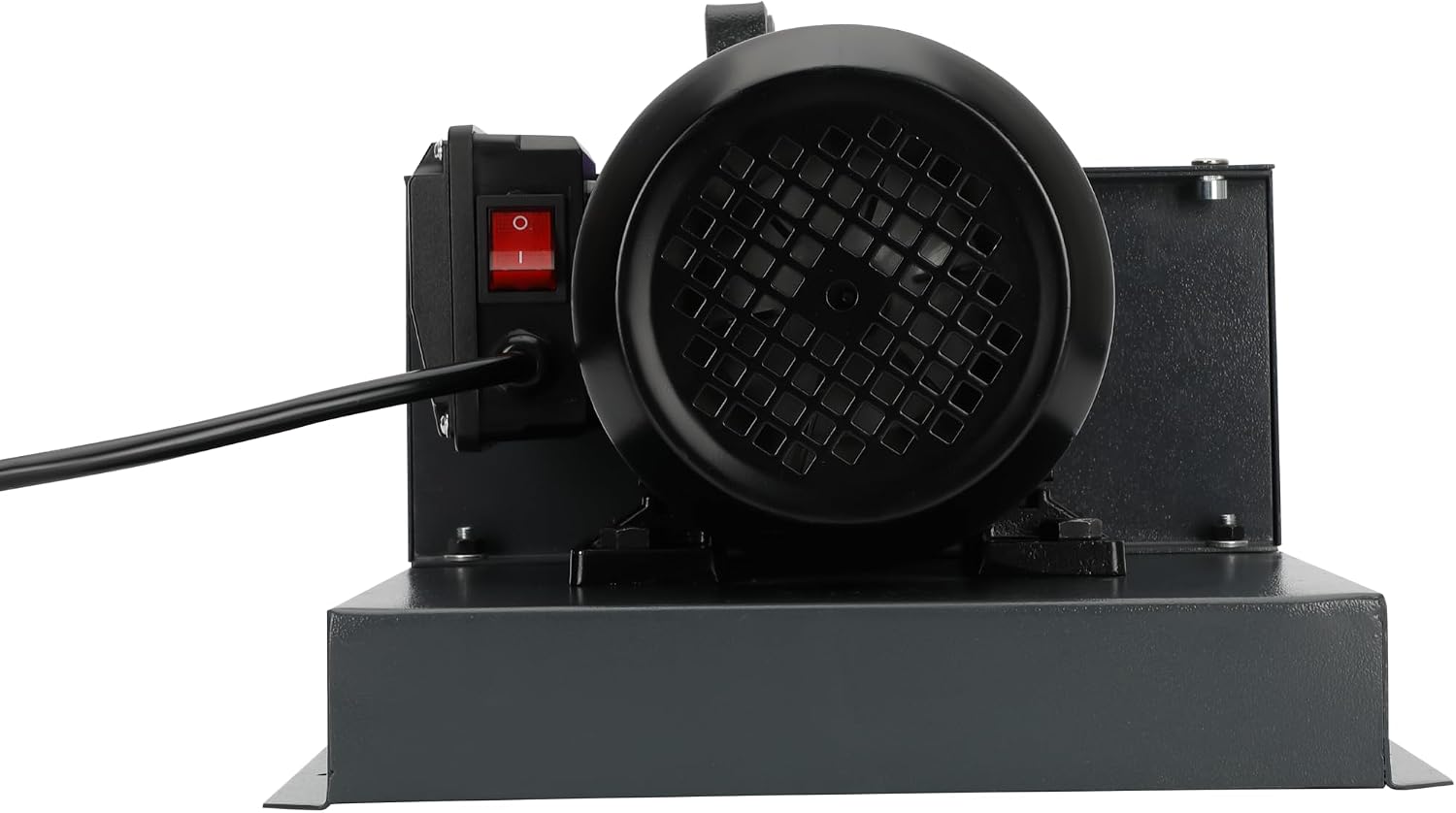 Lawn Mower Blade Sharpener – 1HP 750W Lawnmower Bench Grinder with 9-Inch Ceramic Grinding Wheel, Extra 60-Grit Ceramic Sandpapers, and 30°/40° Brackets for High/Low Lift, Gator & Flat Blades
