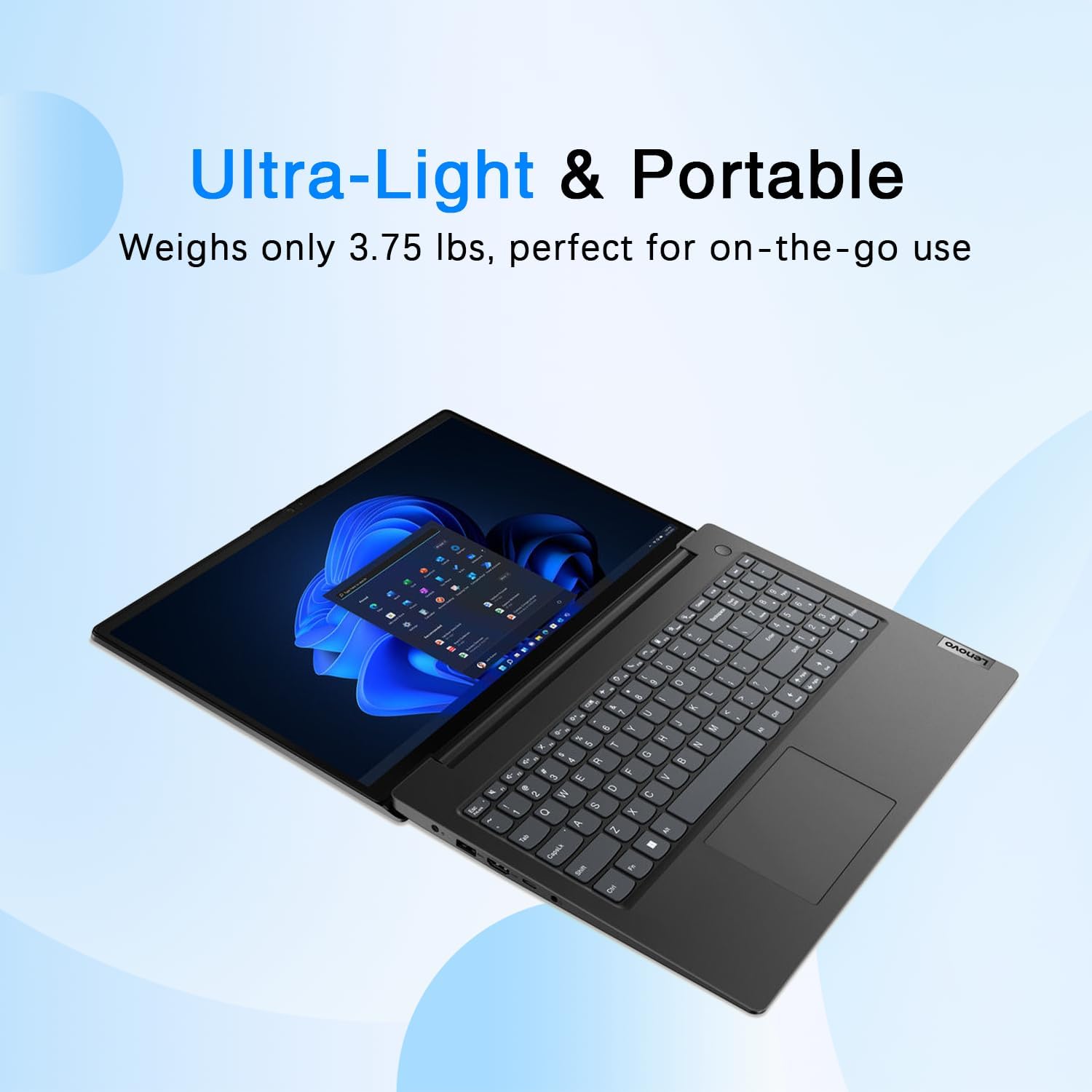 Lenovo V15 Business Laptop | 15.6' FHD (1920 x 1080) | Intel 4-core Processor | Intel UHD Graphics | 16GB RAM | 1TB SSD | Ethernet RJ-45 | Military Durability | Windows 11 Pro
