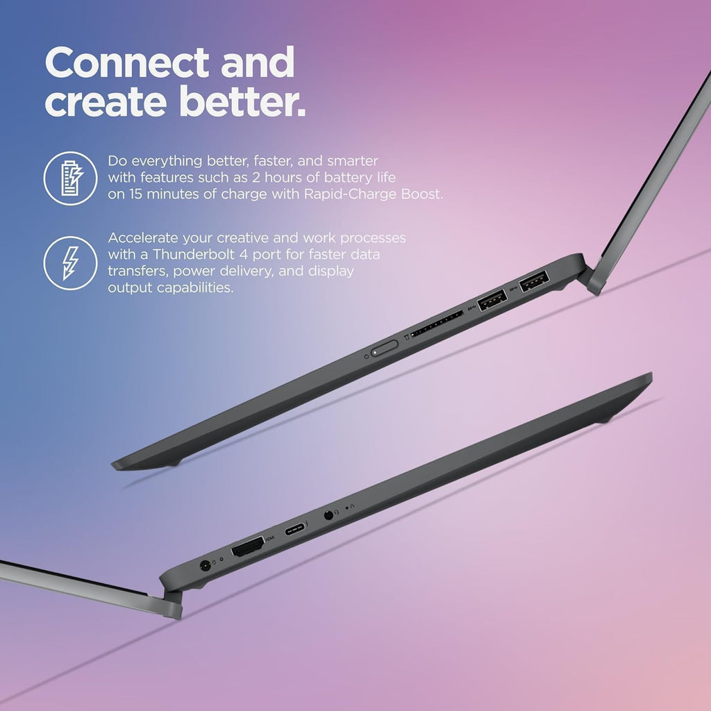 Lenovo IdeaPad Flex 5i 14' FHD(1920 x 1200) IPS Touchscreen 2-in-1 Laptop, Intel Core i5-1235U, Backlit KB, Wi-Fi 6, Fingerprint, Thunderbolt™ 4, w/Stylus (8GB RAM | 512GB SSD)