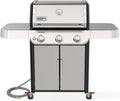 Weber Genesis S-315 Natural Gas Grill for Outdoor Cooking, Stainless Steel, 3 Burners – Stainless Steel Cooking Grates & PureBlu Burners
