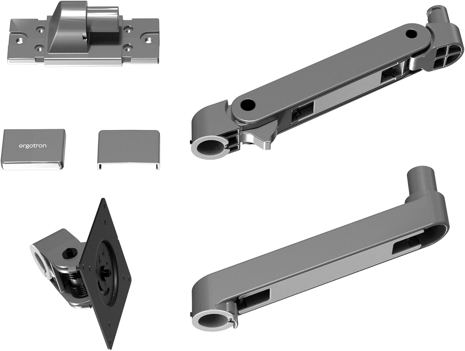 Ergotron – Upgraded LX Pro Premium Single Monitor Arm, VESA Wall Mount – for Monitors Up to 34 Inches, 4 to 22 lbs – Dark Grey