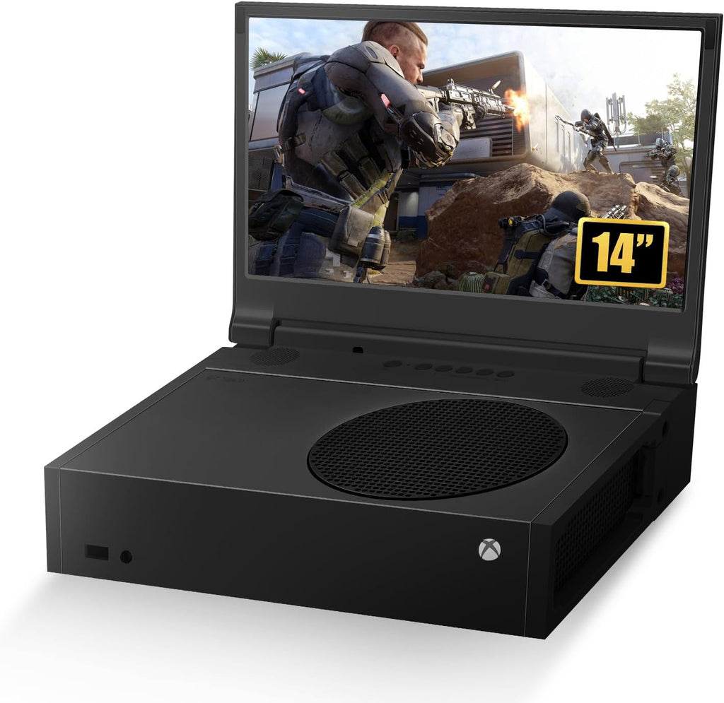 G-STORY 14'' Portable Monitor for Xbox Series S – 1TB SSD Black, 1080P Portable Gaming Monitor IPS Screen for Xbox Series S（not Included） with Two HDMI, HDR, Freesync, Game Mode, Travel Display