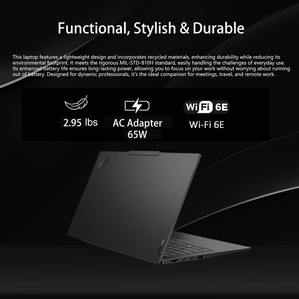 Lenovo ThinkPad E14 Gen 7 Business Laptop, 14' FHD+ Touchscreen, Intel Core 7 240H, 16GB DDR5, 1TB SSD, Fingerprint, Backlit, HDMI, 1080p Webcam, Wi-Fi 6E, Windows 11 Pro, Bundle w/ 7-in-1 USB-C Hub