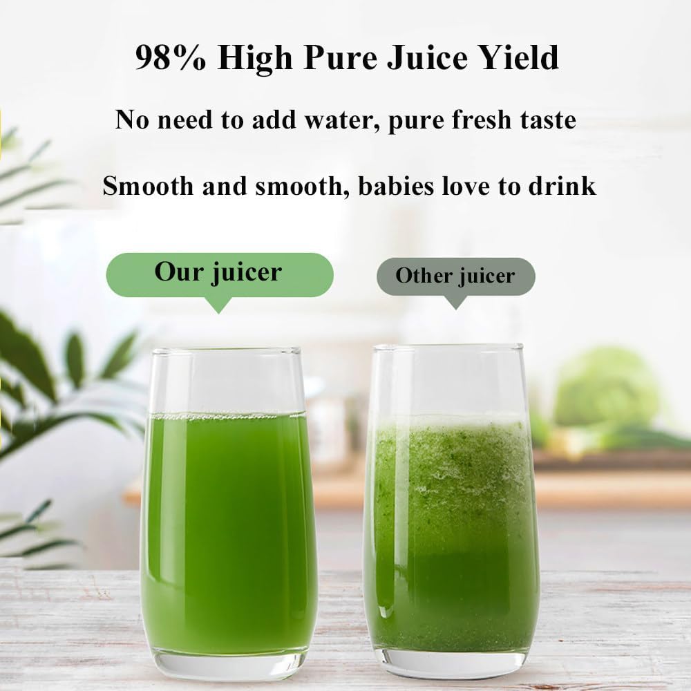 Juicer Machine,Big Mouth Large 3 Inch Feed Chute,800W Power,65rpm/Min,500ML Centrifugal Juicer,For Whole Fruits And Veg,Easy To Clean,With Juice Cup,Cleaning Brush,Black