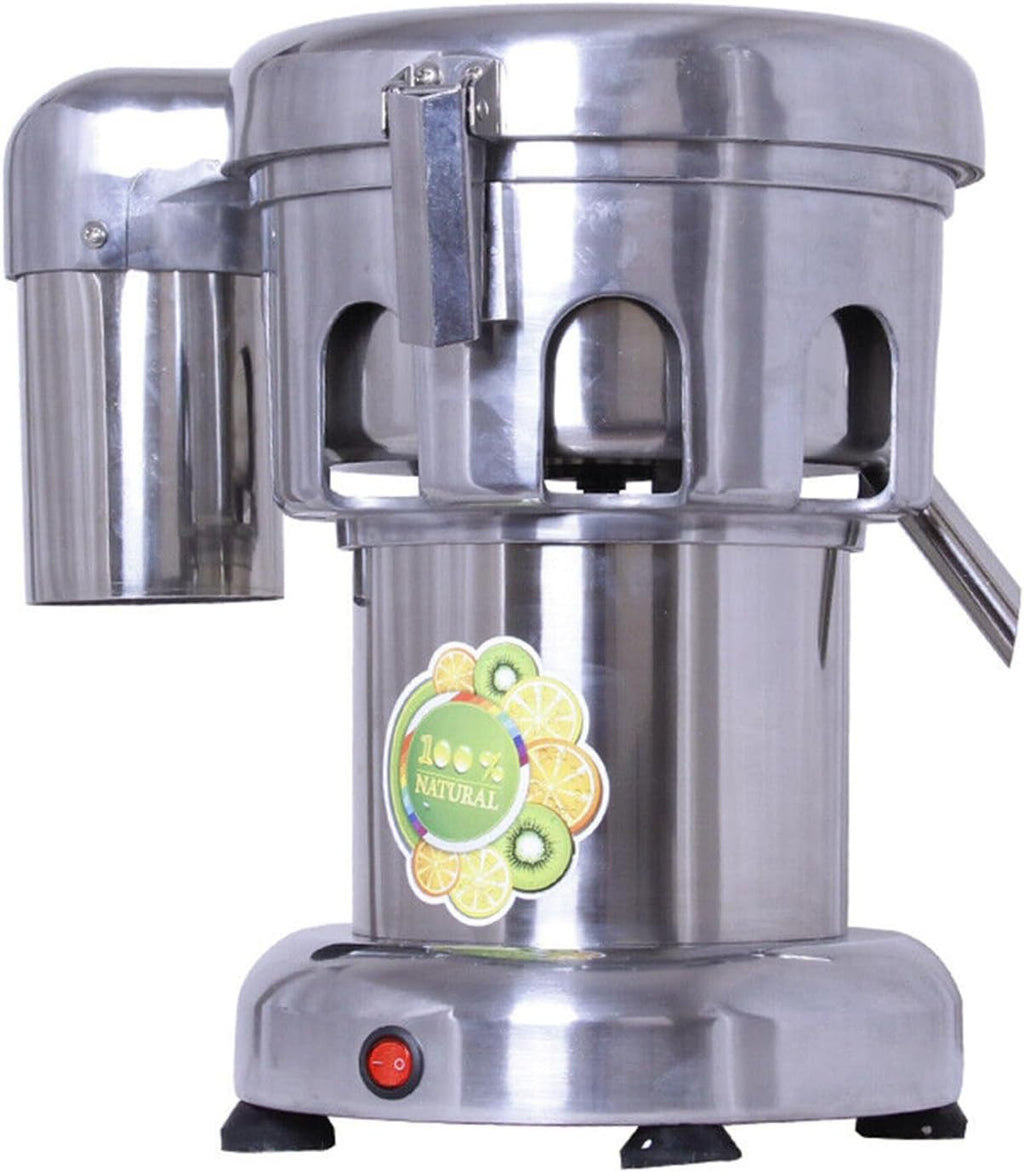 Heavy Duty Commercial Juice Extractor Machine, Stainless Steel Juicer Maker for Fruits and Vegetables Constructed Centrifugal Juice Making Tool Kitchenware 110V 60Hz 370W