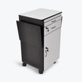 FSE 373-WPSDD3 38' Mobile AV Presentation Station Cart with Locking Cabinet