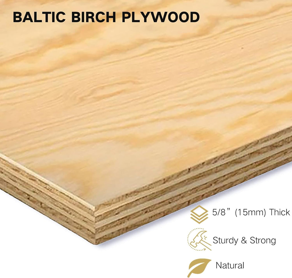 Sound Town DIY 11U Solid Baltic Birch Plywood Plywood Studio Rack with Slide-Out Trays, Cabinet, Casters, Weathered Brown, for Recording Room, Home Studio (SDRK-CR11B)