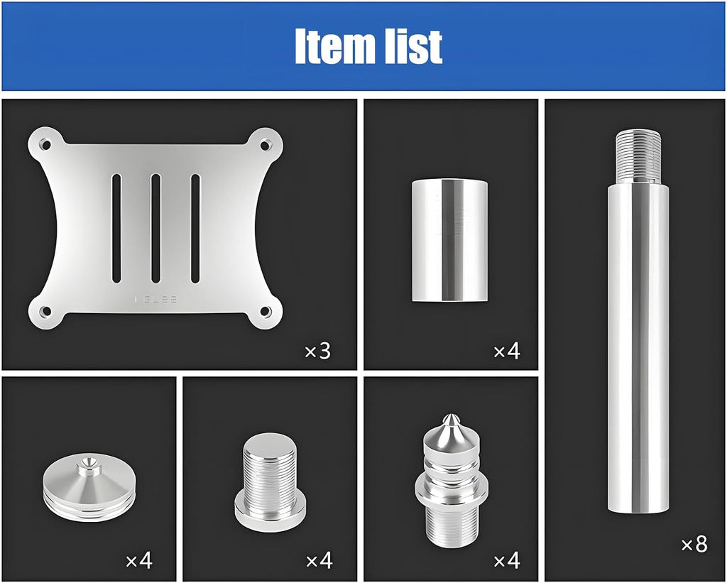 Mini HiFi Media Stand, Aluminum Audio Rack, Open Storage Shelf, Small Media Storage Cabinet for HiFi Audio Equipment DAC Amplifier Amp
