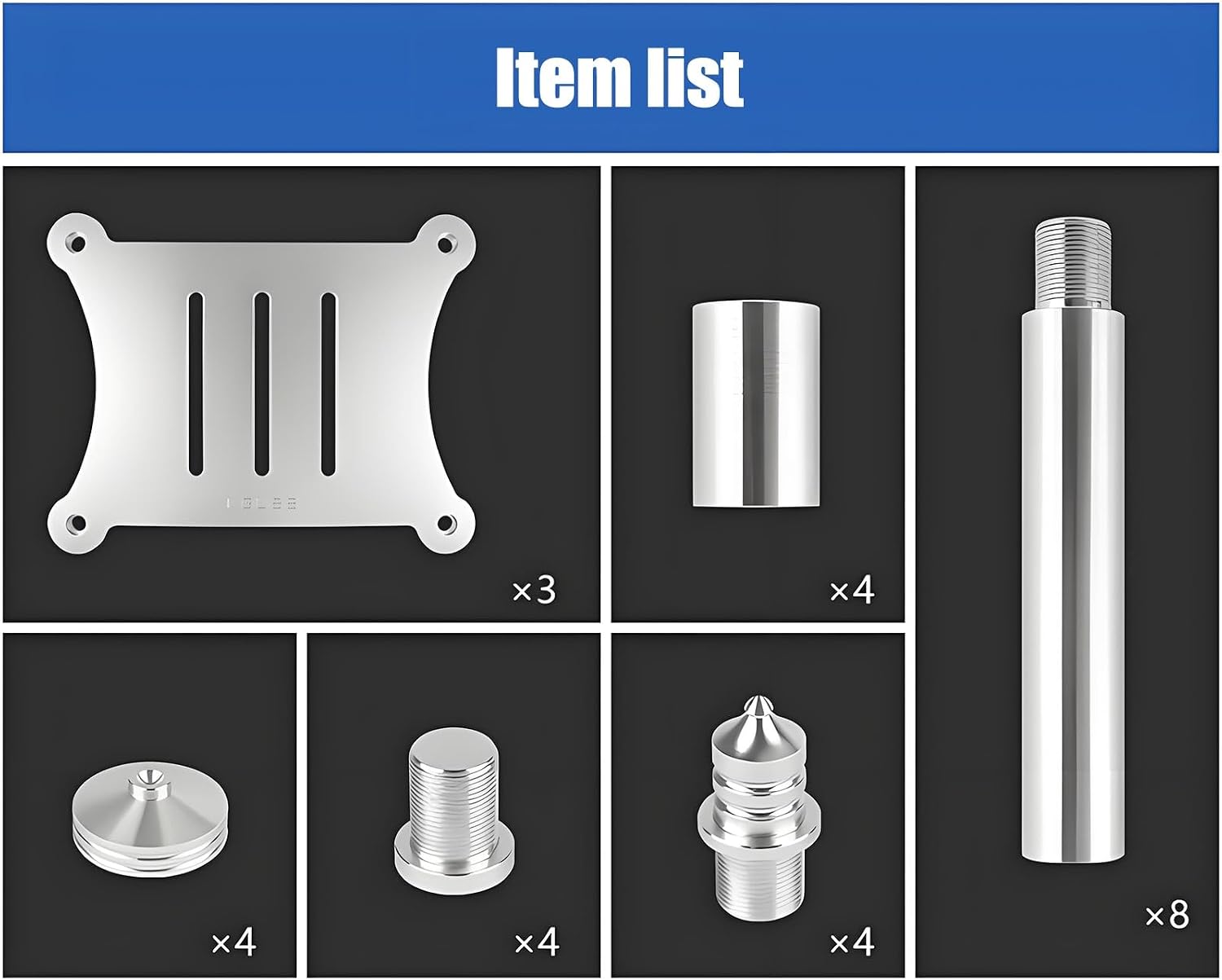 Mini HiFi Media Stand, Aluminum Audio Rack, Open Storage Shelf, Small Media Storage Cabinet for HiFi Audio Equipment DAC Amplifier Amp