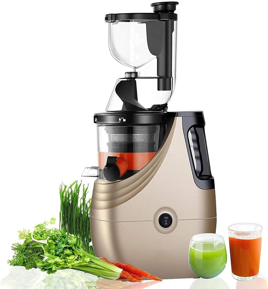 Juicer Machines,Slow Press Machine Masticating Juice Extractor With 3'' Wide Chute for Fruit And Vegetable
