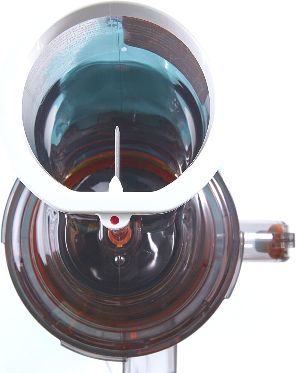 Heaven Fresh Cold Press Slow Masticating Juicer, Ultra-Quiet 240W Motor, Maximized Juice Yield, Included Frozen Dessert Strainer, Drip-Free Cap - Teal
