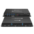 8K@60Hz DP KVM Switch 2 Monitors 2 Computers USB 3.0, KVM Switch Dual Monitor 2 Computers DisplayPort 1.4, Support EDID, Hotkey Switch, 4K@144Hz 2K@144Hz for Gaming&Home Office