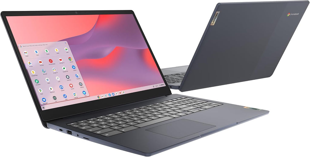Lenovo IdeaPad 3i Chromebook 15.6' FHD Display | Intel Celeron N4500 | Intel UHD Graphics | HDMI | Abyss Blue | 8GB RAM | 64GB SSD | Chrome OS | Bundle with USB 3.0 Hub