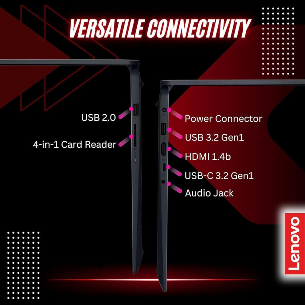 Lenovo IdeaPad 14' Laptop • 12GB RAM • 384GB Combined Storage Onboard • Intel Celeron • Intel UHD Graphics • 11HR Battery • WiFi-6 • Office 365 for The Web • Windows 11