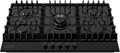 Empava 36' Gas Stove Cooktop NG/LPG Convertible with 5 Italy Sabaf Sealed Burners in Black Tempered Glass